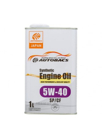 Оптом Моторное масло AUTOBACS 5W-40, SYNTHETIC, API SP/CF, 1 л A00032431