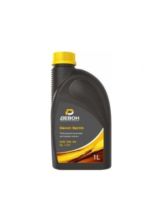 Оптом Моторное масло Devon SPRINT SAE 5W-40 API SL/CF, канистра 1л 338661617