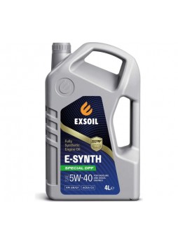 Оптом Моторное масло EXSOIL E-SYNTH Special DPF SAE 5W-40 4 л 8440-0040