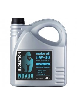 Оптом Моторное масло Новус NOVUS EVOLUTION 5W-30 4L (ESTER+AN+VHVI) ACEA C2/C3 EVO202204