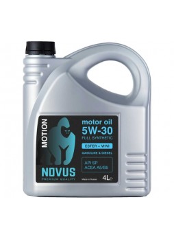 Оптом Моторное масло Новус NOVUS MOTION 5W-30 (ESTER+AN+VHVI) ACEA A5/B5, 4 л MOT202204