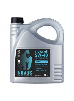 Оптом Моторное масло Новус NOVUS PROGRESS 5W-40 (ESTER+AN+VHVI) ACEA A3/B4, 4 л PRO202204