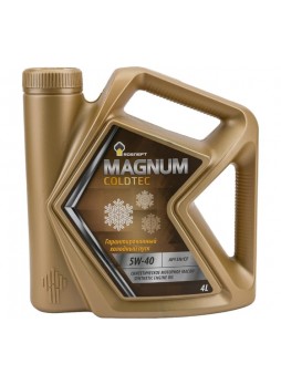 Оптом Моторное масло РОСНЕФТЬ Magnum Coldtec 5W-40 SN-CF синт. кан. 4 л 40813842