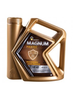 Оптом Моторное масло РОСНЕФТЬ Magnum Maxtec 5W-40 SL-CF п-синт. кан. 4 л 40814642