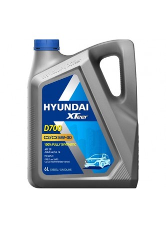 Оптом Моторное масло синтетическое Diesel Ultra C3 5W30, 6 л HYUNDAI XTeer 1061224