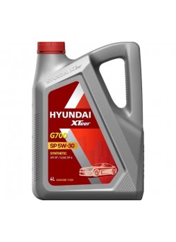Оптом Моторное масло синтетическое Gasoline G700 5W30, 4 л HYUNDAI XTeer 1041135
