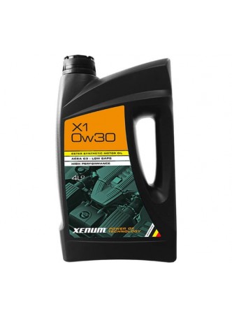 Оптом Моторное масло XENUM X1 0W30, 4 л, высокоэффективное, синтетическое 1686004A