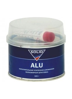 Оптом Наполнительная шпатлевка SOLID ALU (фасовка 500 гр), усиленная алюминием 314.0500