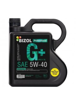 Оптом НС-синтетическое моторное масло Bizol Green Oil+ 5W-40, SN, C3, 4 л 81036