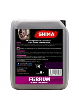 Оптом Очиститель дисков и кузова с индикатором цвета SHIMA PREMIUM FERRUM pH-нейтральный 5 л 4634444053030