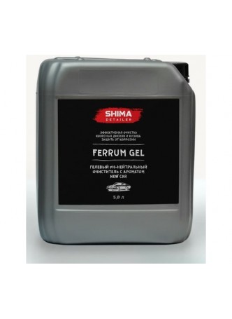 Оптом Очиститель дисков SHIMA DETAILER FERRUM GEL new car, pH-нейтральный, 5 л 4634444150968 4634444150968 NEW CAR