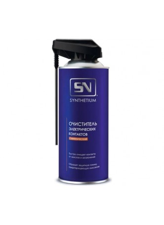 Оптом Очиститель электрических контактов SYNTHETIUM SN-4325 аэрозоль с умным распылителем, 520 мл 54144