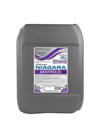 Оптом Охлаждающая жидкость для коммерческой техники NIAGARA Антифриз Ниагара TITAN HD-40 20кг 001001020013