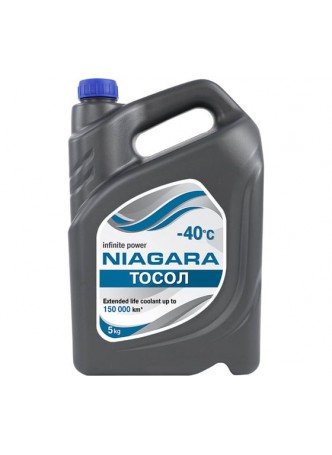 Оптом Охлаждающая жидкость NIAGARA Тосол Ниагара А40М 5 кг 001003000011