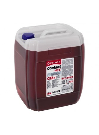 Оптом Охлаждающая жидкость TOTACHI NIRO COOLANT Red, -40град.C, G12+, 10 кг 43110
