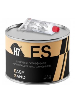 Оптом Полиэфирная наполняющая шпатлевка H7 легко шлифуемая Easy Sand 1,5кг 383175