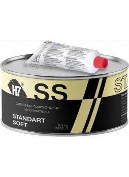 Оптом Полиэфирная наполняющая шпатлевка H7 Standard Soft 0,5кг 383212