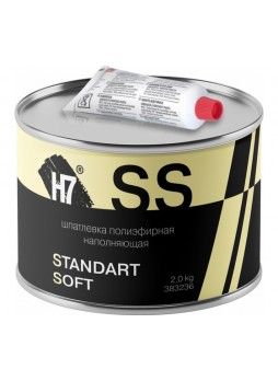 Оптом Полиэфирная наполняющая шпатлевка H7 Standard Soft 2кг 383236