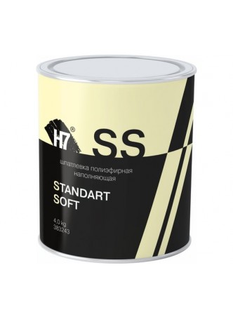 Оптом Полиэфирная наполняющая шпатлевка H7 Standard Soft 4кг 383243