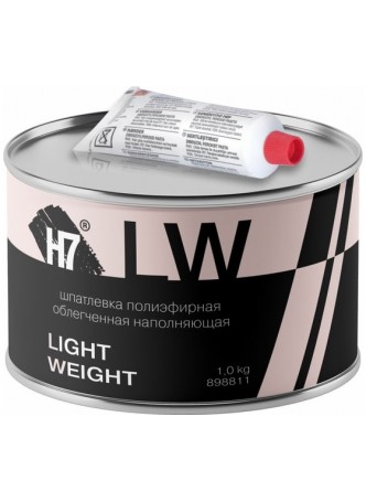 Оптом Полиэфирная облегченная наполняющая шпатлевка H7 Light Weight 1л 898811