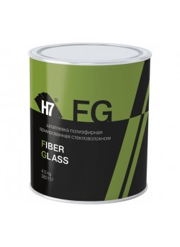 Оптом Полиэфирная шпатлевка H7 Fiber Glass армированная стекловолокном 4кг 383151