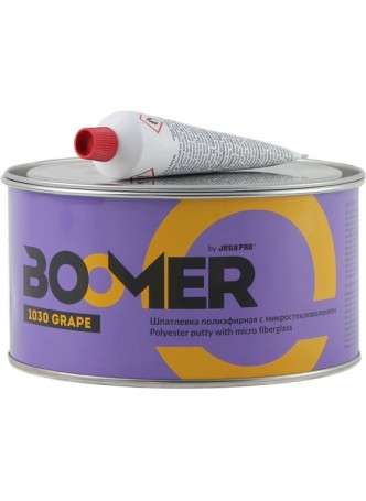 Оптом Полиэфирная шпатлевка с микростекловолокном BOOMER Grape (1.0+0.02 кг) 1030/1
