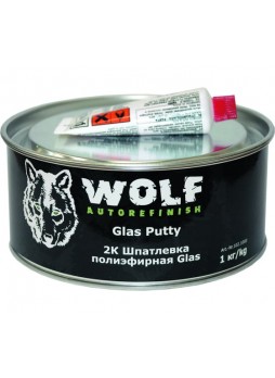 Оптом Полиэфирная шпатлевка WOLF Glas LC 1 кг, вкл. отв. 8735 102.1000
