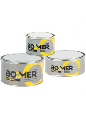 Оптом Полиэфирная универсальная шпатлевка BOOMER Uni 0.5+0.015 кг 1000/0,5