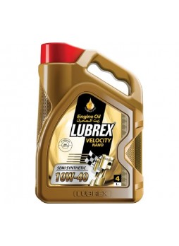 Оптом Полусинтетическое моторное масло LUBREX VELOCITY NANO 10W-40, 4 л 867884