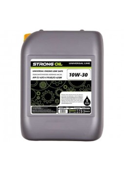 Оптом Полусинтетическое моторное масло STRONG OIL UNIVERSAL ENGINE 10W-30 LOW SAPS API CJ-4/CI-4 PLUS/CI-4/SM ACEA E6/E9 0201478971-SO