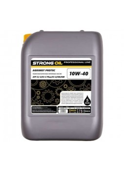 Оптом Полусинтетическое моторное масло STRONG OIL AGRIMOT PROTEC 10W-40 LOW SAPS API CJ-4/CI-4 Plus/CI-4/SN/SM 0001478970-SO