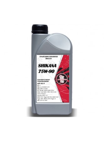 Оптом Полусинтетическое трансмиссионное масло SHIKANA tn sae 75w90 gl-5 1 л 78700