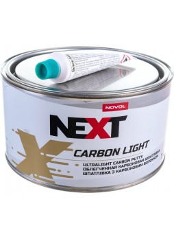 Оптом Шпатлевка NOVOL CARBON LIGHT с карбоном и стекловолокном, облегченная, банка 1 л, с отвердителем 90952