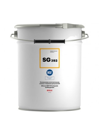 Оптом Силиконовая смазка EFELE SG-393 с пищевым допуском 18 кг 0091457