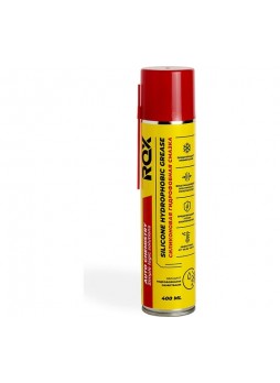 Оптом Силиконовая смазка ROX спрей SILICONE HYDROPHOBIC GREASE аэрозольный баллон 400 мл R165
