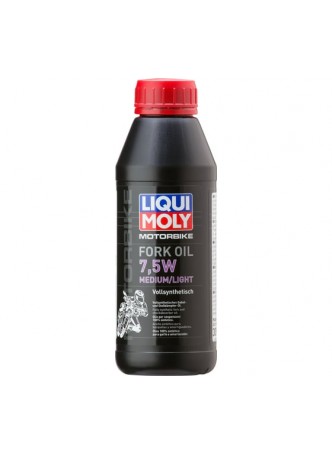 Оптом Синтетическое масло для вилок и амортизаторов 0,5л LIQUI MOLY Motorbike Fork Oil Medium/Light 7,5W 3099