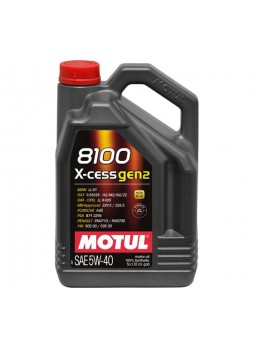 Оптом Синтетическое масло MOTUL 100 8100 X-cess GEN2 5W40 5л 111682