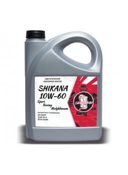 Оптом Синтетическое масло SHIKANA sae 10w60 SRM 5 л 78669