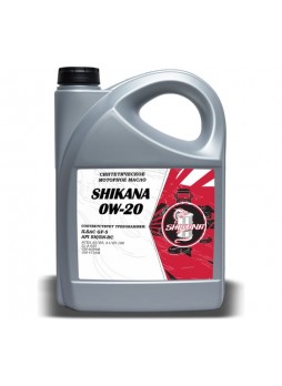 Оптом Синтетическое масло SHIKANA se sae 0w20 api sn/sn-rc 5л 78579