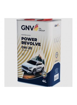 Оптом Синтетическое моторное масло GNV Power Revolve 0W20 (мет.канистра 4л) ACEA C5, Volvo VCC RBS0-2AE GPR1M20454040130020004