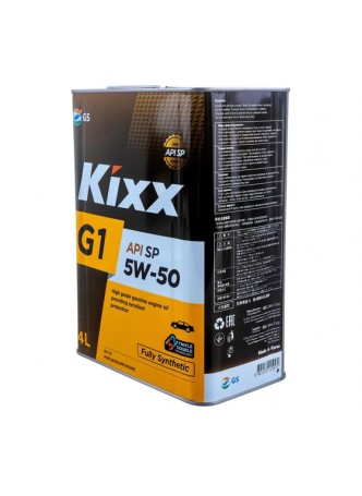 Оптом Синтетическое моторное масло KIXX G1 5W-50 API SP 4л L215544TE1