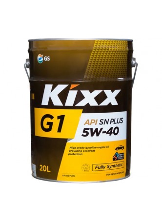 Оптом Синтетическое моторное масло KIXX G1 SN Plus 5W-40 20л L2102P20E1
