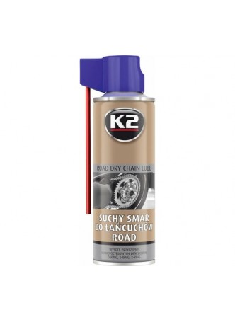 Оптом Смазка для цепей K2 ROAD DRY CHAIN LUBE аэрозоль, 400 мл W143