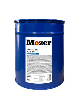 Оптом Смазка Mozer GREASE EP 2 BLUE 180 канистра 18кг, синяя 4631965