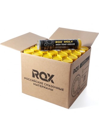 Оптом Смазка с дисульфидом молибдена ROX MOLY HIGH TEMP GREASE коробка 25 туб R616
