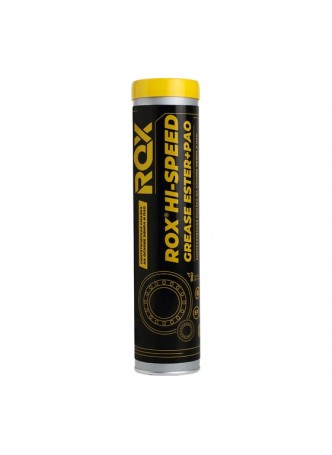 Оптом Смазка синтетическая ROX HI-SPEED GREASE ESTER+PAO эфирная для шпиндельных и высокоскоростных подшипников качения и скольжения, туба 400 R630