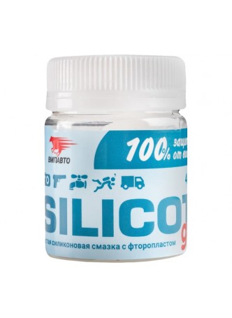 Оптом Смазка ВМПАВТО Silicot gel для резиновых и пластиковых механизмов, силиконовая, 40 г, банка, в пакете, 2204
