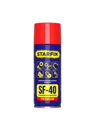Оптом Смазочно-очистительная универсальная смесь STARFIX SF-40 Premium, 520 мл SM-68284-1