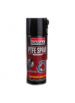 Оптом Смесь минерального масла с ПТФЭ тефлон Soudal PTFE SPRAY, 400 мл 119705
