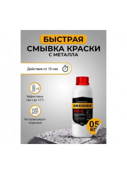 Оптом Смывка краски для автомобильных дисков GREDORS PR-CW, 0.5 кг / Очиститель дисков / Удалитель краски 109516